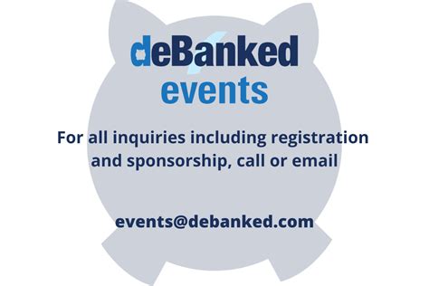 Debanked - deBanked CONNECT returns to San Diego on September 21, 2023. This will be deBanked’s third event in San Diego since 2018. Registration is already open and early bird pricing is available. REGISTER HERE. deBanked CONNECT returns to San Diego on September 21, 2023.