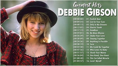 Debbie gibson songs. 31 Aug 2014 ... The Essential Debbie Gibson: Ranking Her Top Ten Songs · 1. ELECTRIC YOUTH · 2. ONLY IN MY DREAMS · 3. ANYTHING IS POSSIBLE · 4. LOSIN&#... 