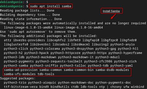 Debian install samba client.  Step through the following steps to learn how to easily inst...