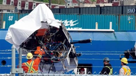 Debris from Titanic tourist sub implosion returned to land