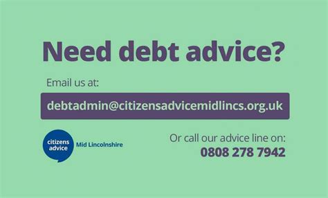 Debt Advice Citizens Advice Mid Lincolnshire