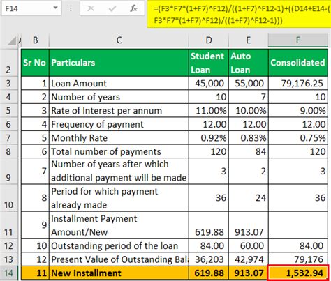 Debt Consolidation Calculator