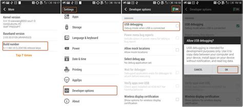 Debug mode when usb is connected htc
