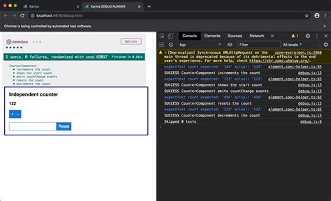 Debugging tests Testing Angular