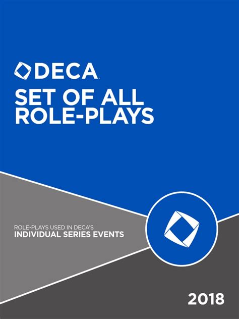 Deca team decision making role play.  A spark of competition drives DECA m...