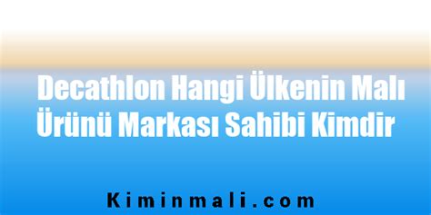 Decathlon Sahibi Kimdir.