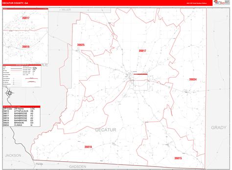 Decatur, Georgia (GA) Zip Code Map - Locations, Demographics