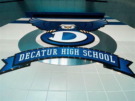 Decatur high school mascot.  The school provides secondary education for stud...