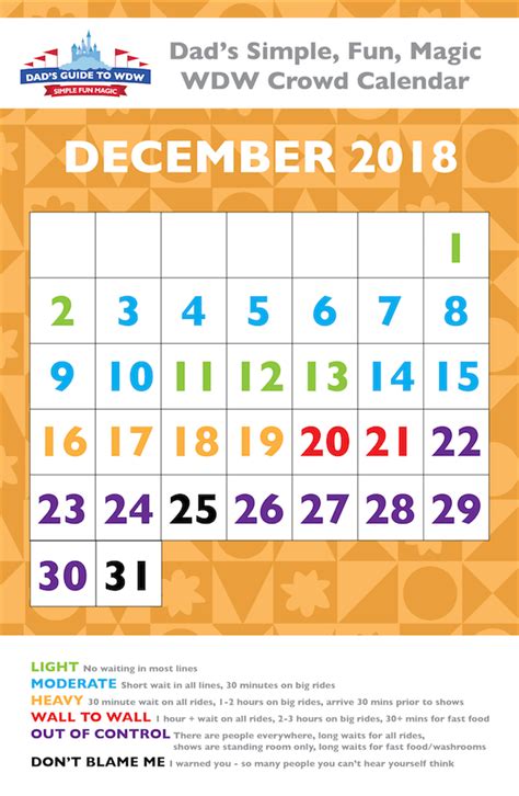 December Disney World Crowds Calendars Tips and Tricks to avoid them