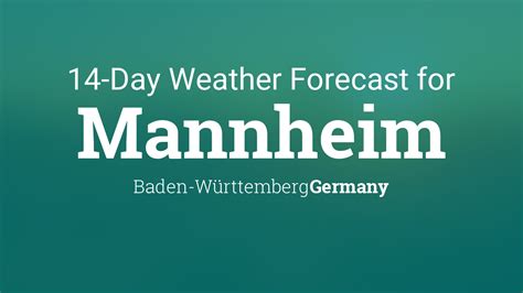 December Weather forecast - Winter forecast - Mannheim, Germany