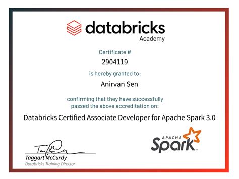 December exam voucher for Databricks Certified Associate Developer …