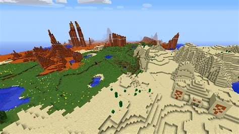 Decent minecraft seeds. Some seeds may vary between different versions of Minecraft. 1. Flower Forest and Ice Plains, 4837753214958088255. This Minecraft seed features beautiful icy plains in the distance with a rocky terrain. On the front side of things, it dons beautiful greenery with lush trees and a river flowing through the land. 