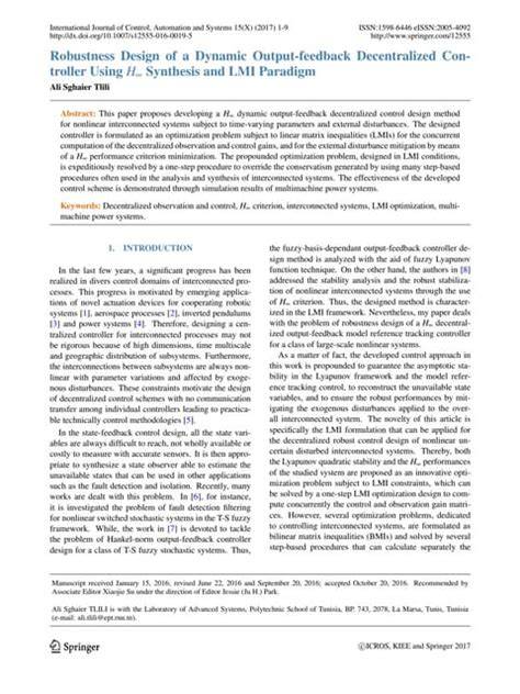 Decentralized Control Using Global Optimization (DCGO) (Postprint)