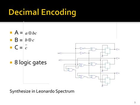 Decimal Encoding