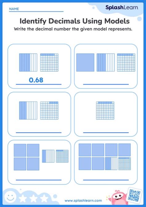 Decimal Models Worksheets Counting By Decimals
