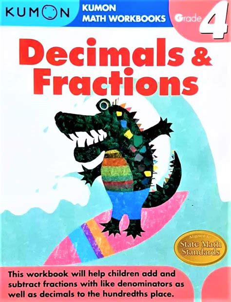 Read Decimals  Fractions Grade 4 Kumon Math Workbooks By Kumon Publishing
