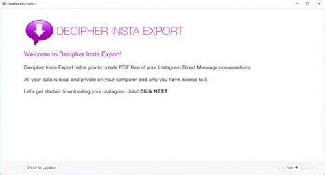 Decipher insta export.  Software upgrades Decipher Insta Export is a t...