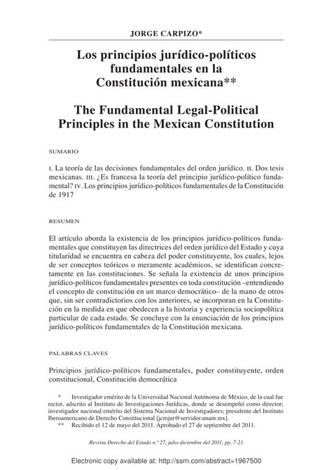 Decisiones políticas fundamentales en la constitución mexicana. - Tractor manual for international 574 parts.