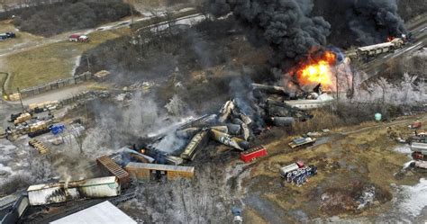 Decisions made after fiery Ohio train derailment will be examined at NTSB hearing