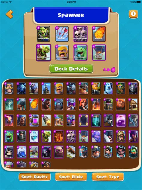 A good way to distinguish between the two is to consider what a card literally does (the function) and how that gives the card a purpose in a deck (the niche/role). Clash Royale boasts a large assortment of cards (who's hyped for #100!). With 99 cards, you could make billions of decks, all different from one another.