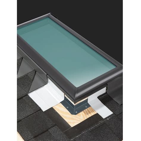 VELUX EDM deck mount skylight flashing is designed to work with metal roofing. The sill apron features pliable pleats that form to the roof, and the kit includes adhesive underlayment that provides an additional layer of water protection for a weathertight installation.