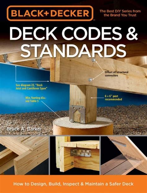 Download Deck Codes  Standards How To Design Build Inspect  Maintain A Safer Deck By Black  Decker