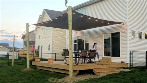Decking sun shade. Aug 14, 2017 ... If you go with the first picture, you need to secure the existing newel post to the band via 1/2" carriage bolts You will get a bunch of sway ... 