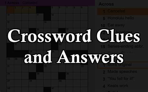With our crossword solver search engine you hav