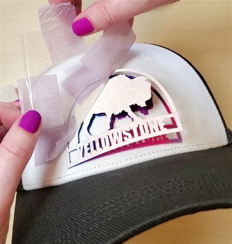 Decorate a Trucker Hat with Cricut Hat Press - Crafting in the Rain