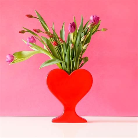 Decorated Heart Shaped Vases - If It