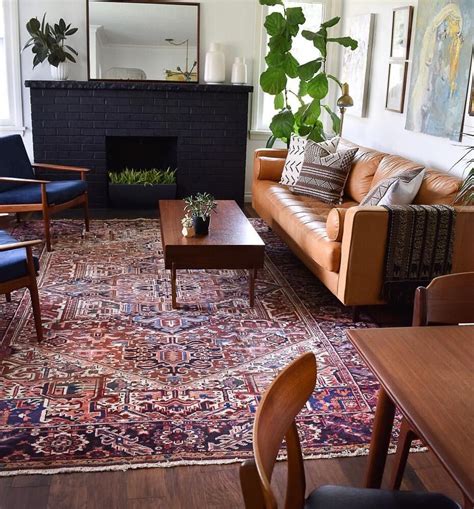 Decorating Mid-Century Modern Style With Persian Rugs