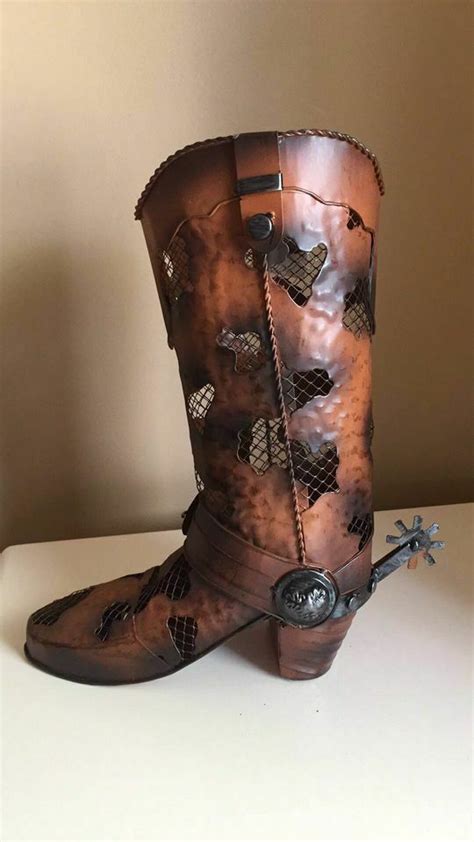 Decorative Metal Cowboy Boots eBay