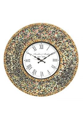 Decorative Mosaic Wall Clocks Collection - Decorshore