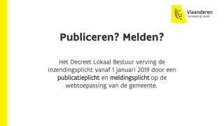Decreet publiceren
