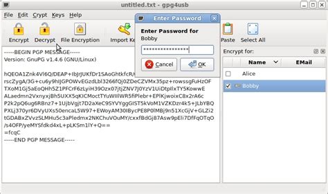 Decrypt file with key.  Paste the encrypted value, enter the same passphrase, ...