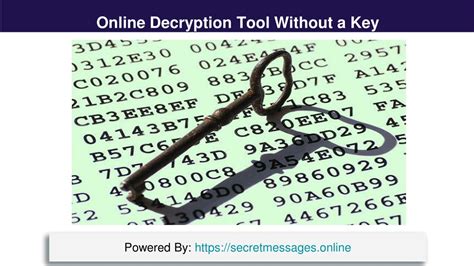 Decrypt message. Tool to identify/recognize the type of encryption/encoding applied to ...