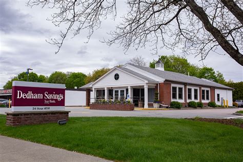 Dedham institution for savings. Dedham Institution for Savings, DEDHAM SQUARE BRANCH Full Service Brick and Mortar Office: Location: 420 Washington St Dedham, MA 02026 Norfolk County View Other Branches : Phone: 781-320-1410: Branch Deposit: $48,063,000: FDIC Cert: #23620: Established: 07/25/1977: Write a Review. The Bank: Name: 