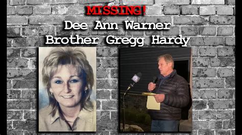 Dee ann warner found. May 2, 2023 · Warner's children, brother and close friends filed sworn affidavits in 2022 detailing their fears that something went terribly wrong when Dee tried to tell her husband Dale that she wanted a ... 