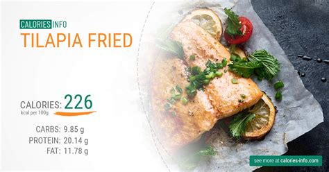 Deep Fried Tilapia Calories, Carbs & Nutrition Facts - MyFitnessPal