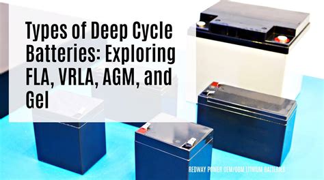 Deep cycle battery.  Find out the types, applications, and lifespan of deep-...