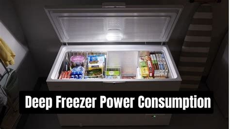 Deep freezer voltage consumption.  Continue reading to see how much electricity freeze...