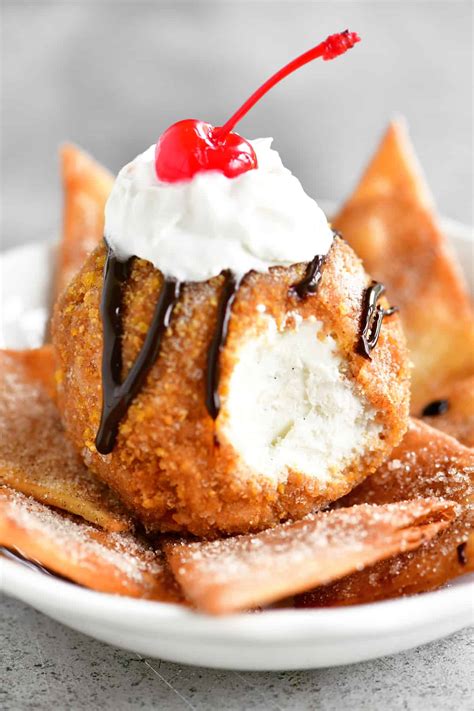 Deep fried ice cream. Things To Know About Deep fried ice cream. 