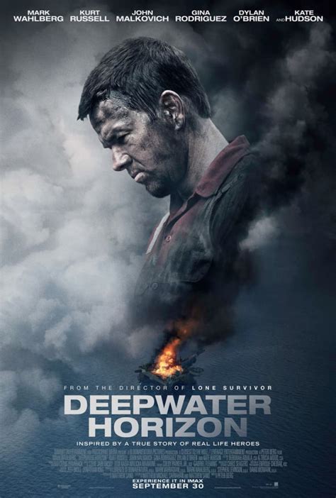 Deep horizon movie. The 2015 film The Runner, directed by Austin Stark and starring Nicolas Cage, is a fictional story of a politician and his family set in the aftermath of the Deepwater Horizon disaster. In 2016, Deepwater Horizon, a film based on the explosion, directed by Peter Berg and starring Mark Wahlberg was released. Music 