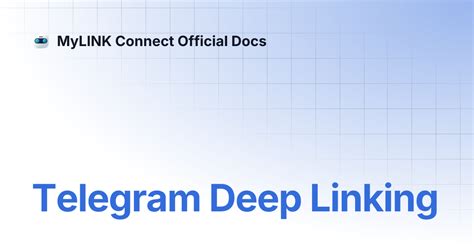 Deep telegram link.  The most common format is Deep linking Telegram bots have a deep li...