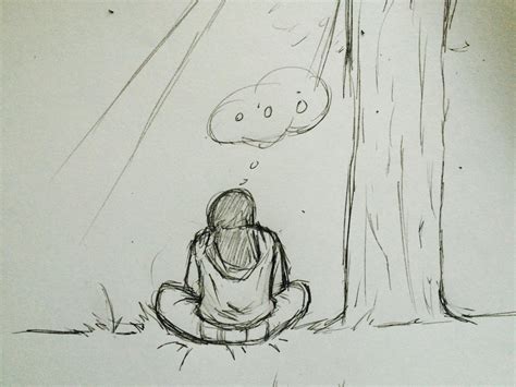 Deep thoughts sketch by BenTheFighter on DeviantArt