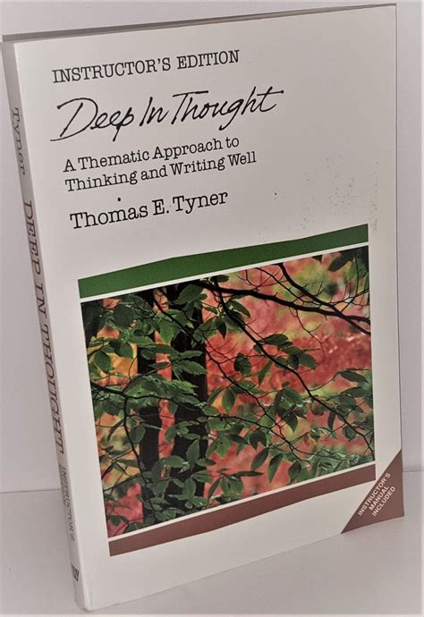 Full Download Deep In Thought By Thomas E Tyner