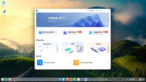 Deepin toolbar.  The community&rsquo;s journey began with a Google+ grou...