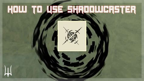 You're having fun with Shadowcast? Sorry! Now you do 0 DMG!-----My Discord S.... 