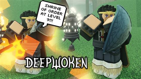 Deepwoken is an Action RPG Roguelike made in Roblox by Vows by the Sea, a subdivision of Monad Studios. The world is sinking to the Depths. However, in spite of this, many pathfinders seek their destiny across the flooding world, hampered by various factions across the continent. However, many mysteries within the world and the Depths surface .... 