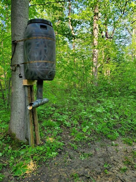 Deer feeder barrels. Our heavy duty varmint guard also known as a racoon or coon cage is made of #8 gauge wire with 1″ X 2″ spacing. 12″ high and 15″ across; U bolt on one side with a swivel staple on the other. Built-in solar bracket with wire storage … 
